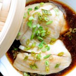 Steamed Soy Tilapia- an easy fish recipe that is high on flavor and low on calories.