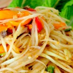 Spicy Green Papaya Salad- Som Tam