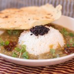 Mina Test Kitchen Review- The Company's spectacular Dal with Papadum.