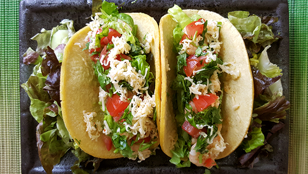 Easy Shrimp Tacos with a touch of Asian flavor